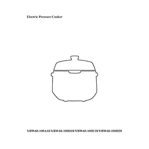 Aicok YBW60-100A10 Electric Pressure Cooker Instruction Manual