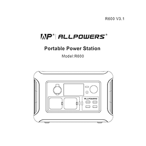 ALLPOWERS R600 Portable Power Station User Manual