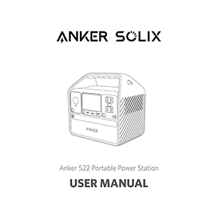 Anker PowerHouse 522 Portable Power Station User Manual