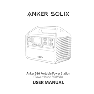 Anker PowerHouse 536 Portable Power Station User Manual