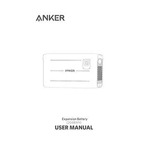 Anker SOLIX BP2000 Expansion Battery User Manual