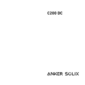 Anker SOLIX C200 DC Portable Power Station User Manual