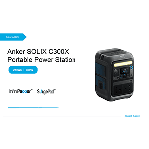 Anker SOLIX C300X Portable Power Station User Manual