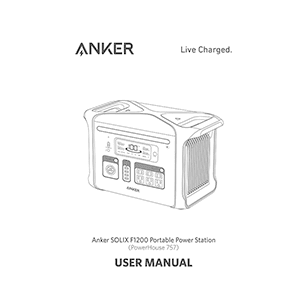 Anker SOLIX F1200 Portable Power Station User Manual