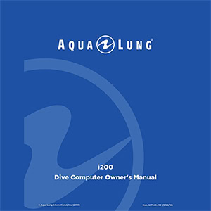 Aqualung i200 Dive Computer Owner's Manual