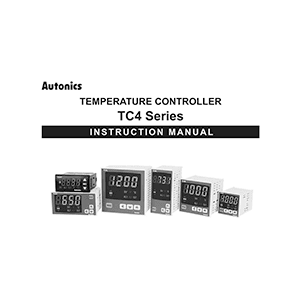 Autonics TC4H Temperature Controller Datasheet and Instruction Manual