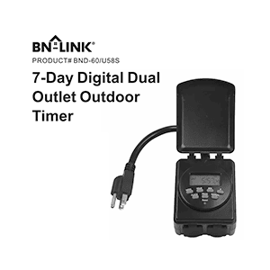 BN-LINK BND-60/U58S Digital Timer Instruction Manual