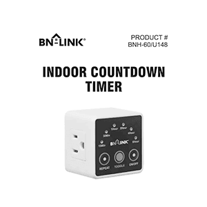 BN-LINK BNH-60/U148 Indoor Countdown Timer Instruction Manual