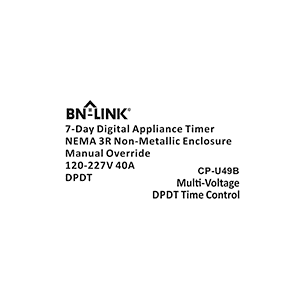 BN-LINK CP-U49B Digital Timer Instruction Manual