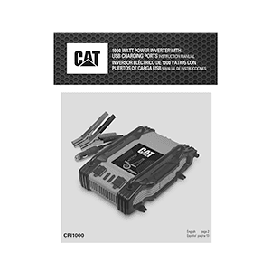 CAT CPI1000 Power Inverter Instruction Manual