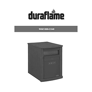 Duraflame 9HM1000-C240 Infrared Quartz Heater Instruction Manual