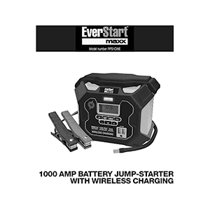 EverStart Maxx PPS1CWE 1000-Amp Battery Jump-Starter Instruction Manual