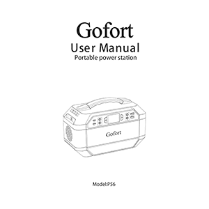 Gofort P56 Portable Power Station User Manual