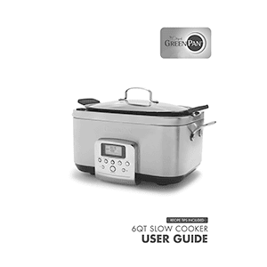 GreenPan Elite 6-Quart Slow Cooker User Guide