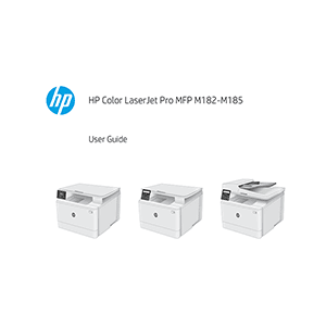 HP Color LaserJet Pro MFP M183fw Printer User Guide