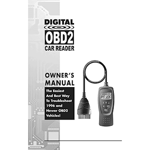 Innova 3020 OBD2 Tool Owner's Manual