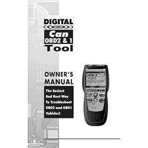 Innova 3120 CanOBD 2 & 1 Tool Kit Owner's Manual