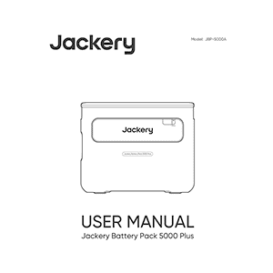 Jackery Battery Pack 5000 Plus User Manual