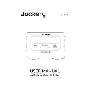 Jackery Explorer 100 Plus Portable Power Station User Manual