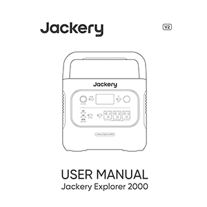 Jackery Explorer 2000 V2 Portable Power Station User Manual