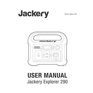 Jackery Explorer 290 Portable Power Station User Manual