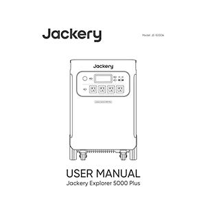 Jackery Explorer 5000 Plus Portable Power Station User Manual