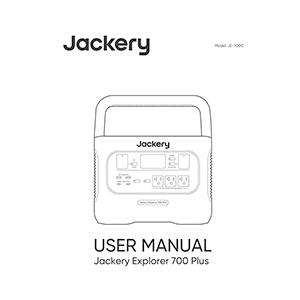 Jackery Explorer 700 Plus Portable Power Station User Manual