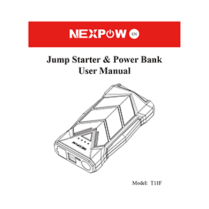 NEXPOW 1000A peak Jump Starter and Power Bank T11F User Manual