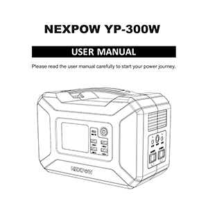 NEXPOW YP-300W Portable Power Station User Manual