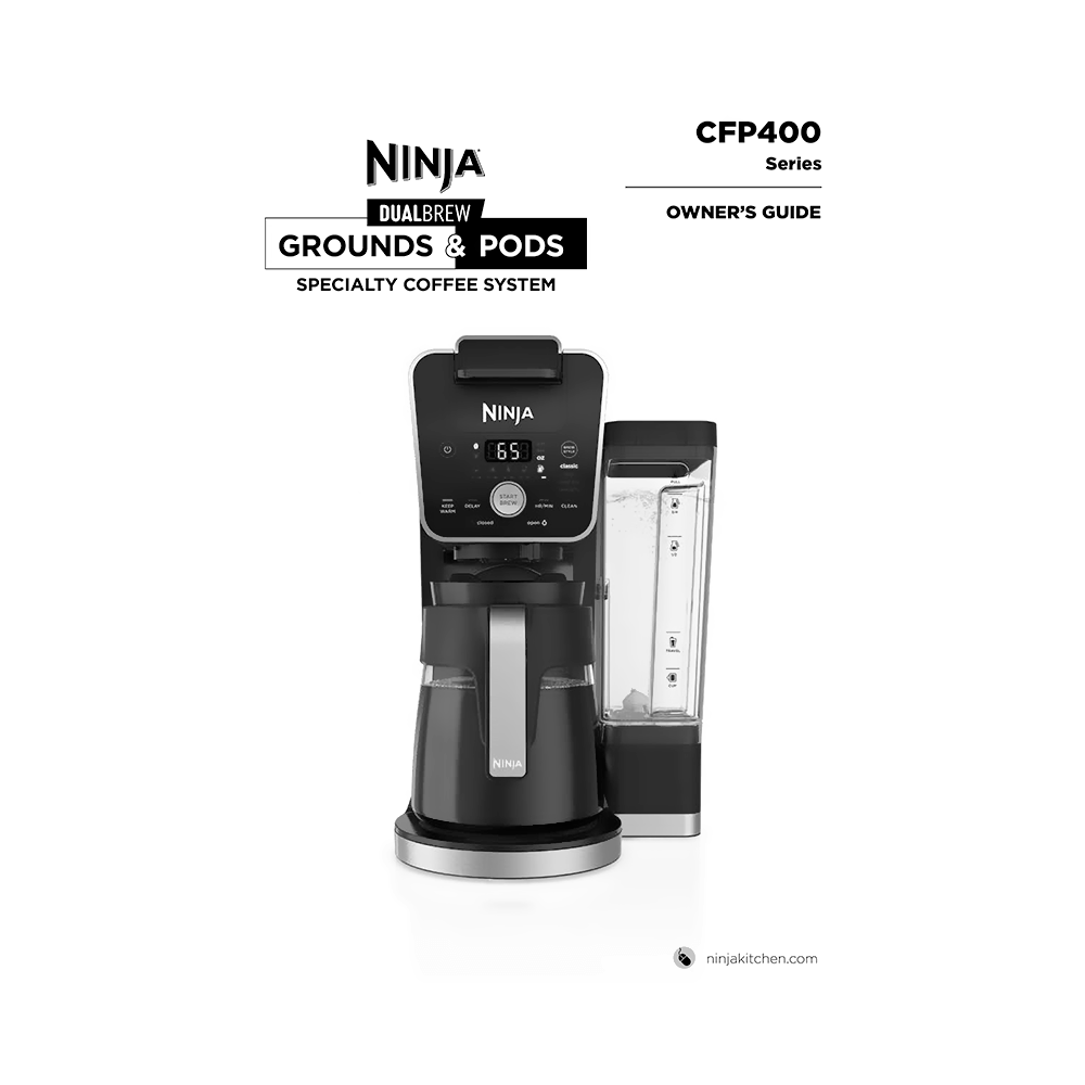 Ninja Dualbrew Specialty Coffee System CFP451CO User Manual