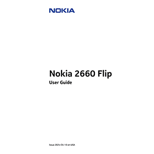 Nokia 2660 Flip Phone User Guide