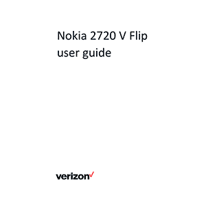 Nokia 2720 V Flip Phone User Guide