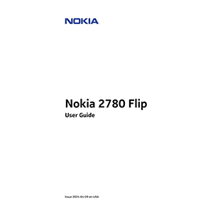 Nokia 2780 Flip Phone User Guide