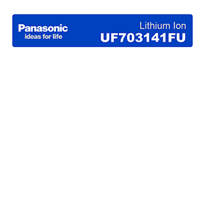 Panasonic UF703141FU Lithium-ion Rechargeable Battery Datasheet