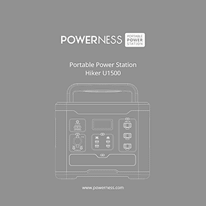 Powerness Hiker U1500 Portable Power Station User Manual