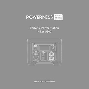 Powerness Hiker U300 Portable Power Station User Manual