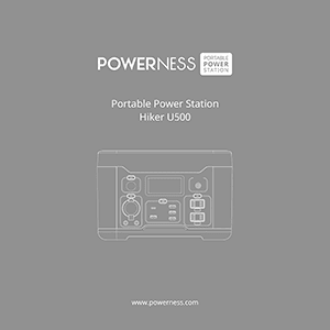 Powerness Hiker U500 Portable Power Station User Manual