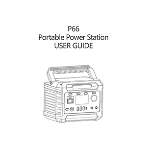 Progeny P66 Portable Power Station User Guide