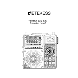 Retekess TR113 Full-Band Radio Instruction Manual