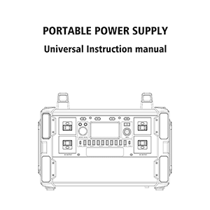 Rockpals 1000W Portable Power Station Instruction Manual