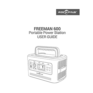 Rockpals Freeman 600 Portable Power Station User Guide