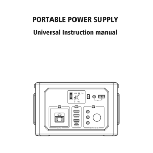 Rockpals K53 Portable Power Generator Instruction Manual