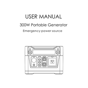 Rockpals MT-300 Portable Power Station User Manual