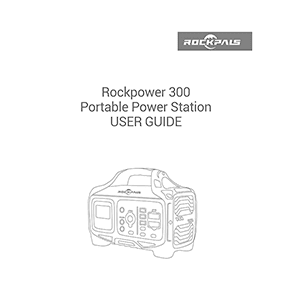 Rockpals Rockpower 300 Portable Power Station User Guide