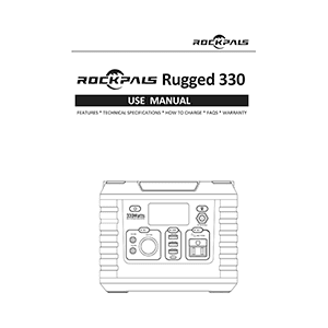 Rockpals Rugged 330 Portable Power Station User Manual