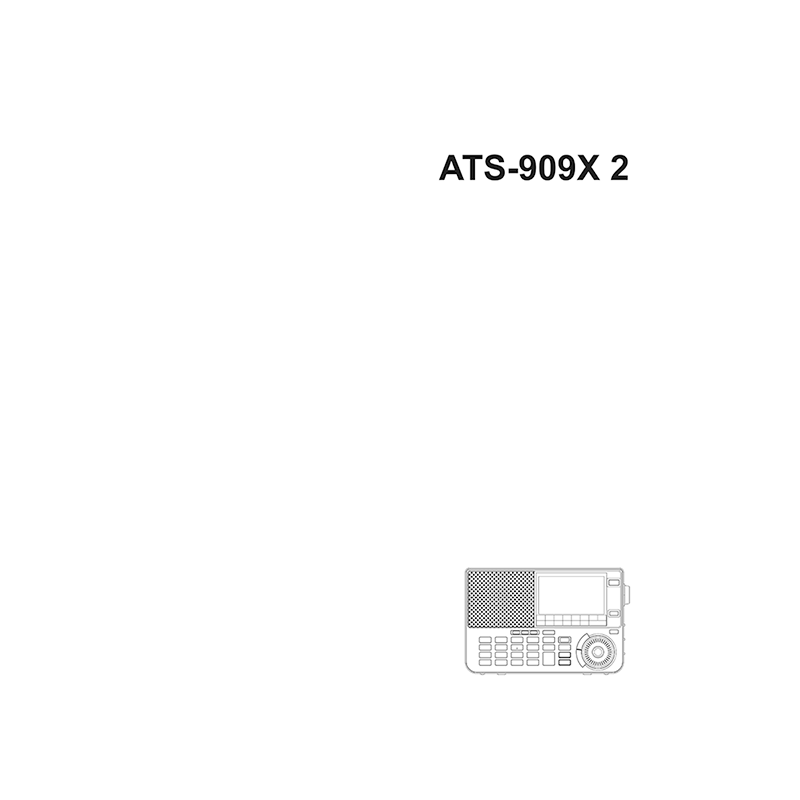 Sangean ATS-909X2 Portable Radio User Manual