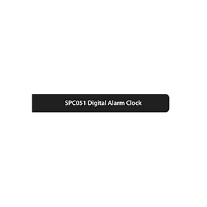 Sharp SPC051 Digital Alarm Clock Instruction Manual