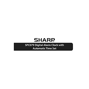 Sharp SPC079 Digital Alarm Clock Instruction Manual