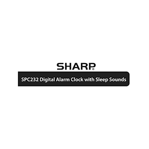 Sharp SPC232 Digital Alarm Clock Instruction Manual