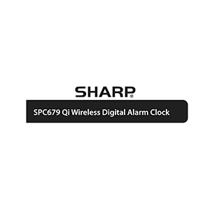 Sharp SPC679 Digital Alarm Clock Instruction Manual